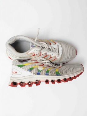 K-Swiss Tubes Running Shoes Women’s Size 9 White Rainbow Mesh Sneakers